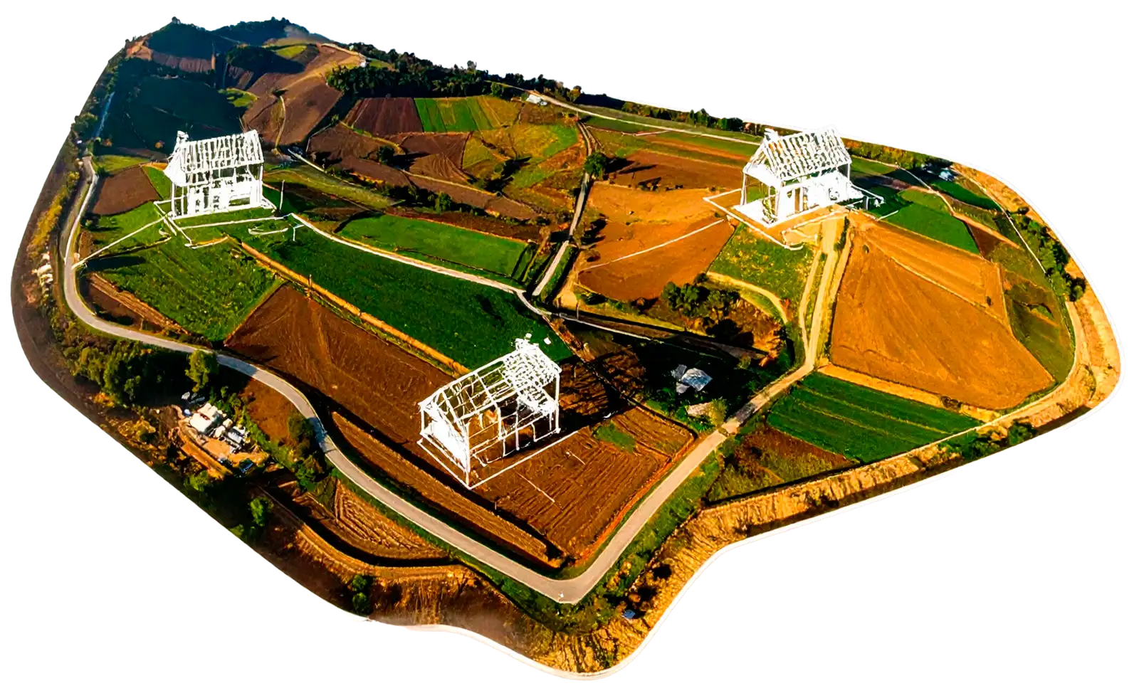Property being developed to a housing estate